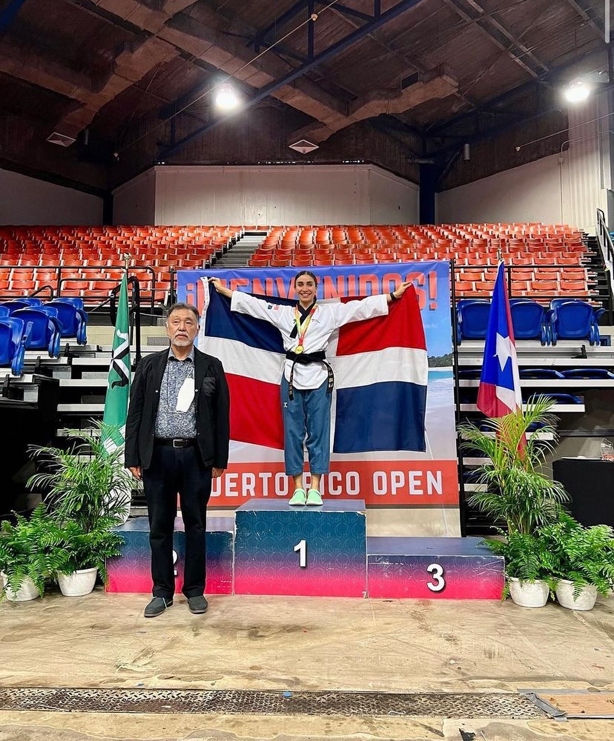 La taekwondista Ana Patricia Peña conquistó el primer lugar en Poomse Femenino Individual en el Puerto Rico Open