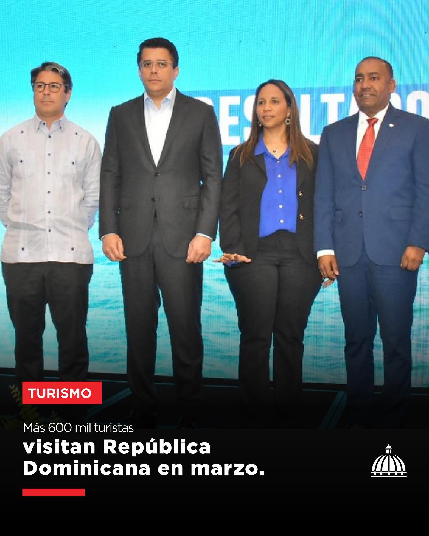 Mas de 600 mil turistas visitan República Dominicana en marzo.