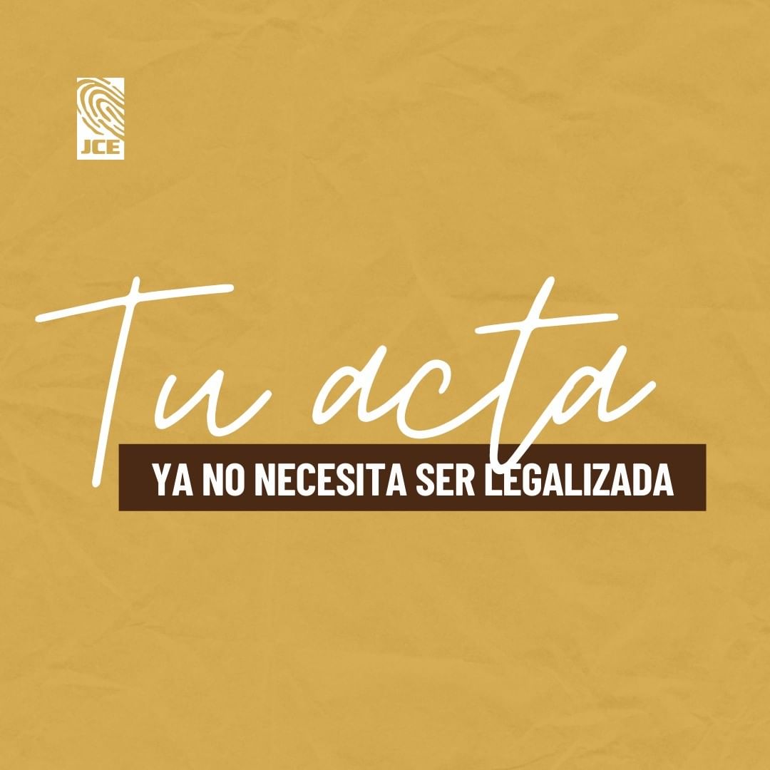 La Junta Central nos recuerda que ya no se necesita legalizar las actas