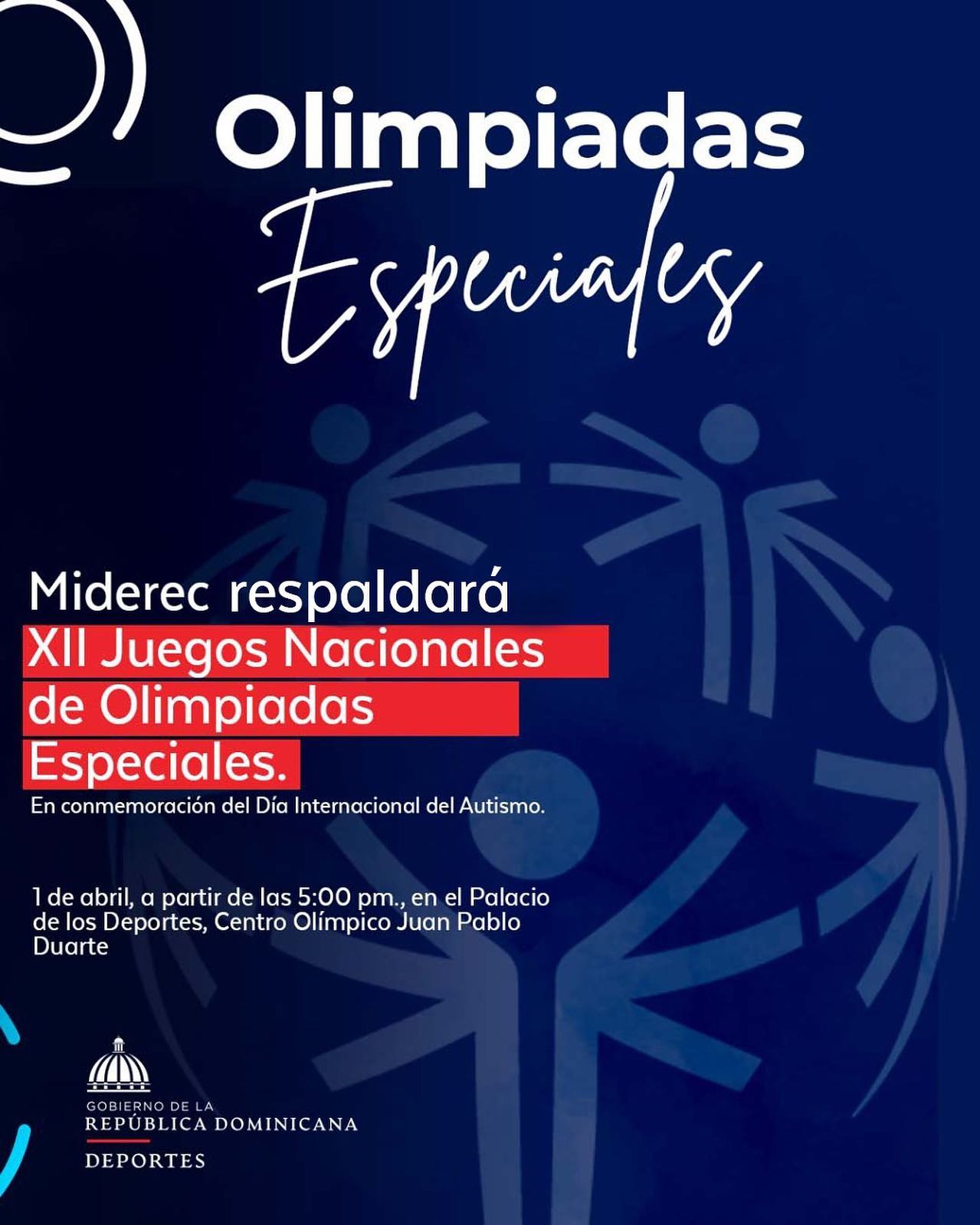Iniciarán hoy viernes 1 de abril, los Juegos Nacionales de Olimpíadas Especiales República Dominicana