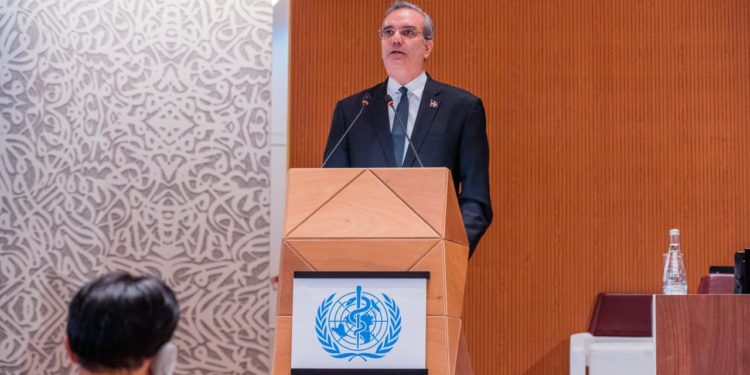 Estrategias presentadas la Organización Mundial de la Salud por Luis Abinader