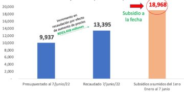 Gobierno ha subsidiado más de 18 millones a los combustibles en cuatro meses