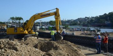 Gobierno avanza en los trabajos de construcción para salvar el Rio Ozama